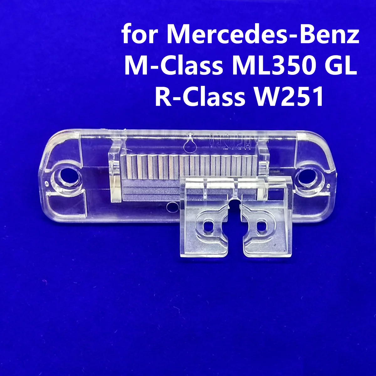 Carcasa de luz de matrícula de coche, soporte de montaje para cámara de visión trasera para mercedes-benz Clase R W251 Clase M ML350 GL W164