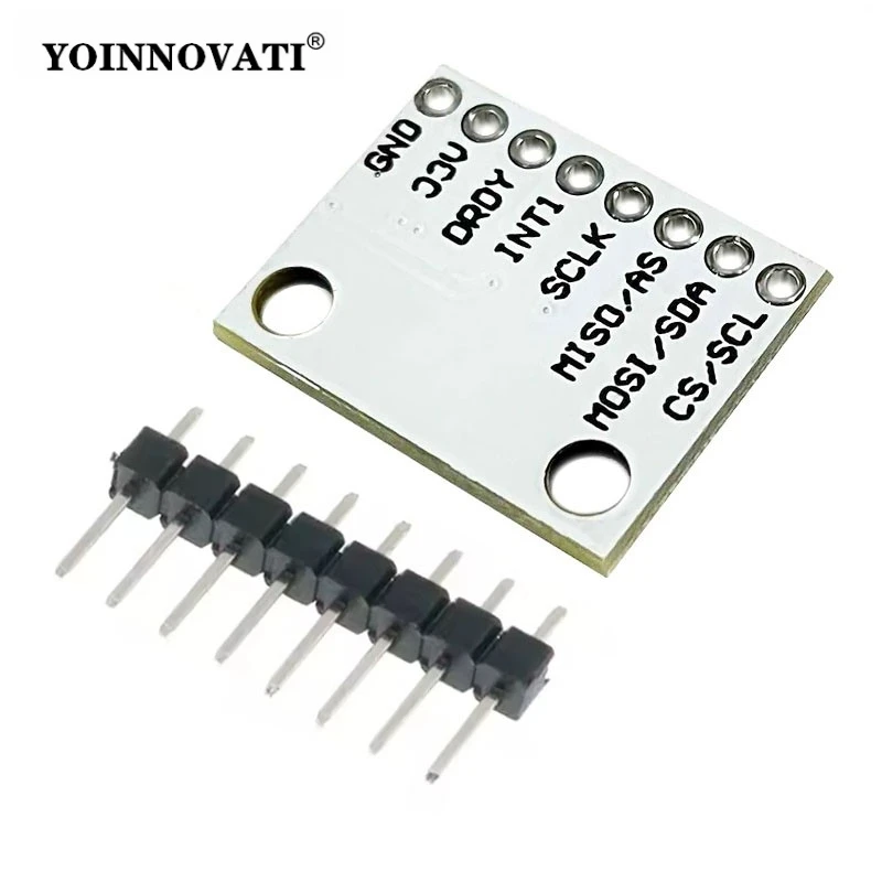 ADXL355 Triaxial Accelerometer Sensor Module - Industrial-Grade, Low-Power, Digital Output