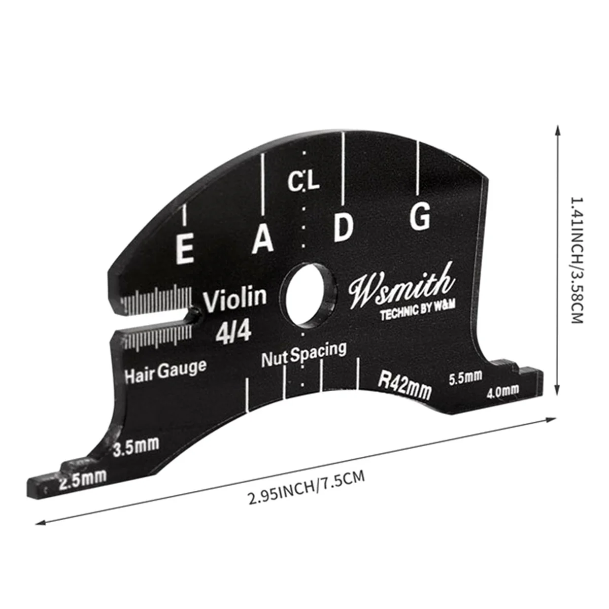 SMIEA Ponteiros de Violino Modelo de Molde Multifuncional 4/4 Pontes de Violino Ferramenta de Referência de Reparo Raspador de Fingerboard Ferramentas de Fabricação