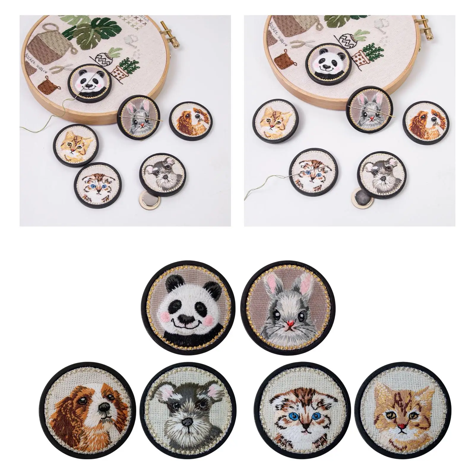 

2Pcs Needle Keeper Pin Holder Accessories Sewing Accessory Pin Keeper Sewing Pin Minder for Needlework Sewing Grandmother Mom