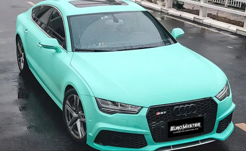 

Highest Quality Ultra Matte Miami Teal Vinyl Roll Car Wrap Film Adhesive Decal Wrapping with Air Channel