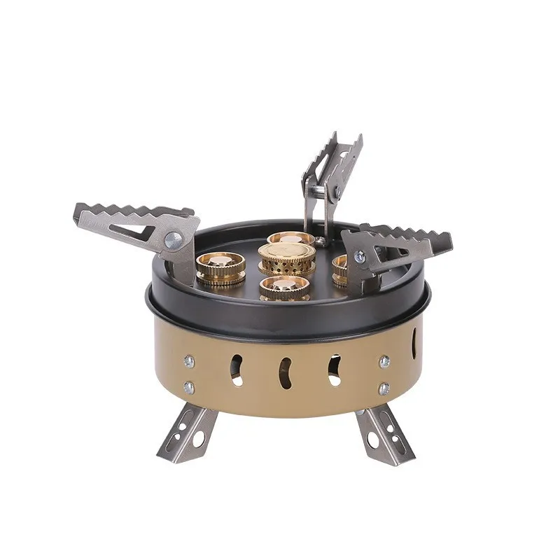 Outdoor Five Star Stove, Five Head  Five Core Mini Gas  High Mountain Fierce Fire, Windproof Gas