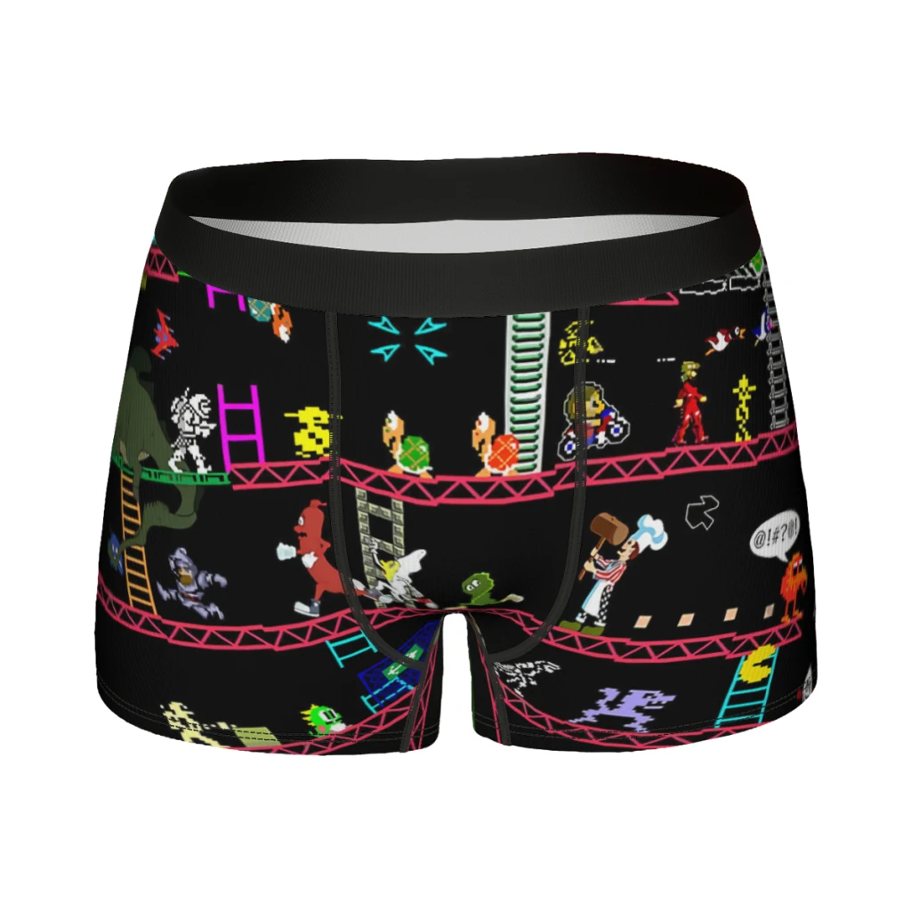 

Arcade Classics Underpants Homme Panties Male Underwear Ventilate Shorts Boxer Briefs