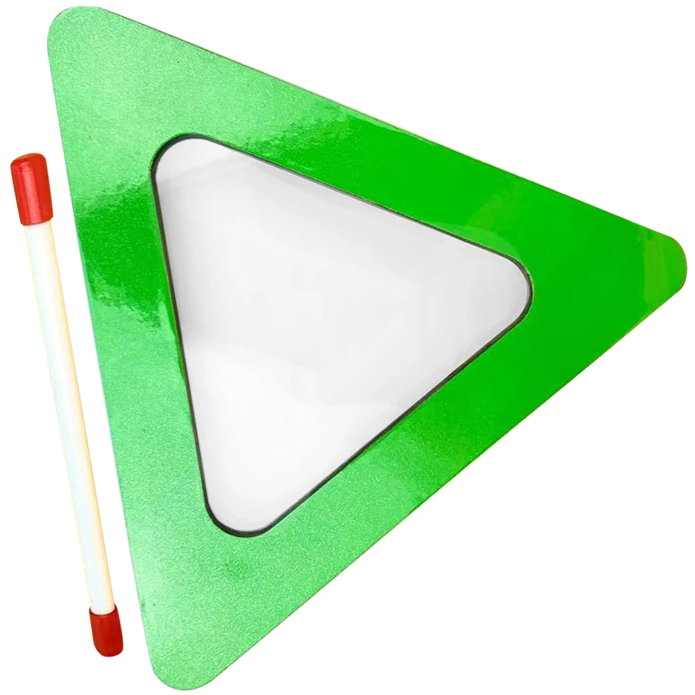 Jouet Musical à main triangulaire pour enfants, matériel lisse, ensemble de batterie à main pour enfants, ensemble d'instruments de Percussion de Surface
