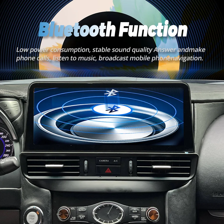 12.3inch Android Screen Head Unit For Infiniti FX35 FX50 QX70 2009-2019 Multimedia Video Player Carplay Car GPS Navigation Audio