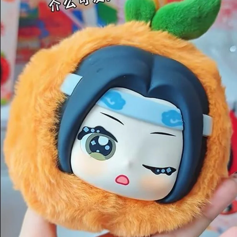 أصيلة مو داو زو شي الفاكهة سلسلة V1 قلادة صندوق أعمى اللعب وي Wuxian Lan Wangji Mdzs نموذج لجسم Keychian صندوق غامض هدية #4