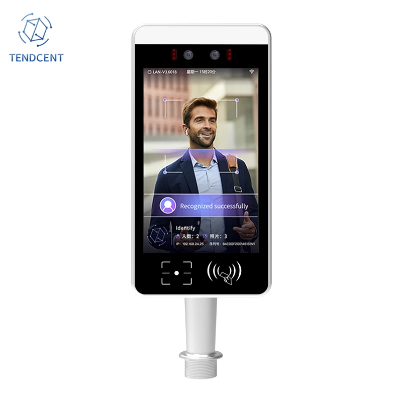 Tendcent Android 11 Biometric Face Recognition Touch Screen Access Control NFC QR Code Support OEM ODM Customizable WiFi 4g