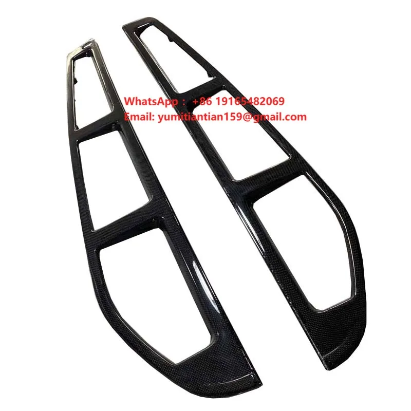 Carbon Fiber Engine Cover Cooling Port  for 2007 F430 F430 Spider 2007 Convertible Sports Cooling Cover (Pair) CF Carbon Fiber