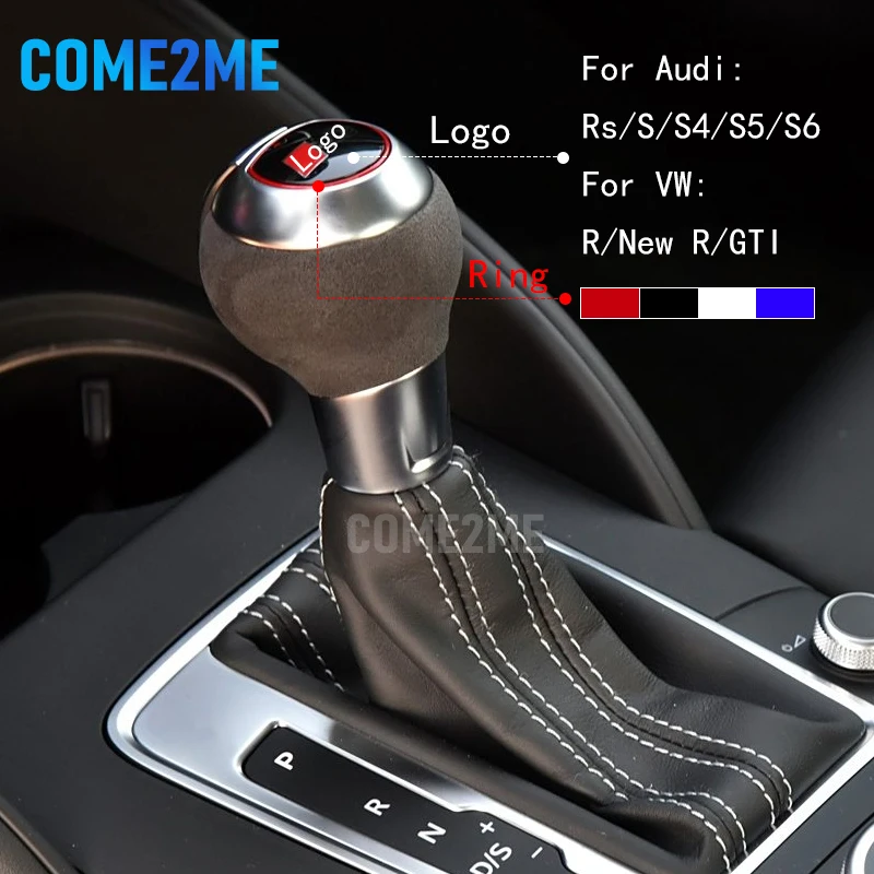 Gear Knob For Volkswagen Golf 7 7.5 GTI audi A3 S3 RS3 Q5 S6 RS6 A4 A5 A7 A6 Gear Shift Lever Handle Head 