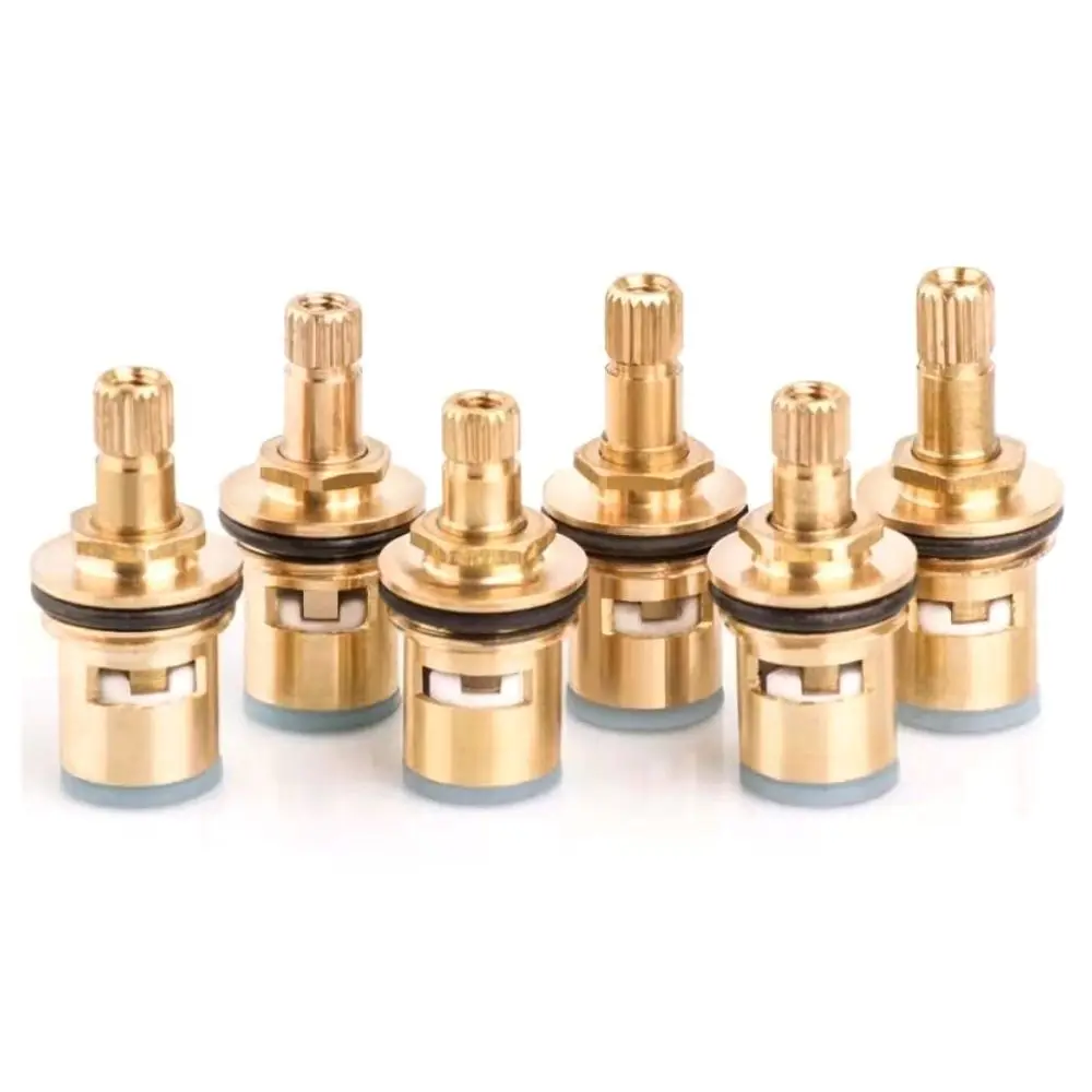 1Pcs Quick Opening Faucet Repair Accessories Switch Handle Copper Faucet Valve Core Easy Installation Bathroom Fittings