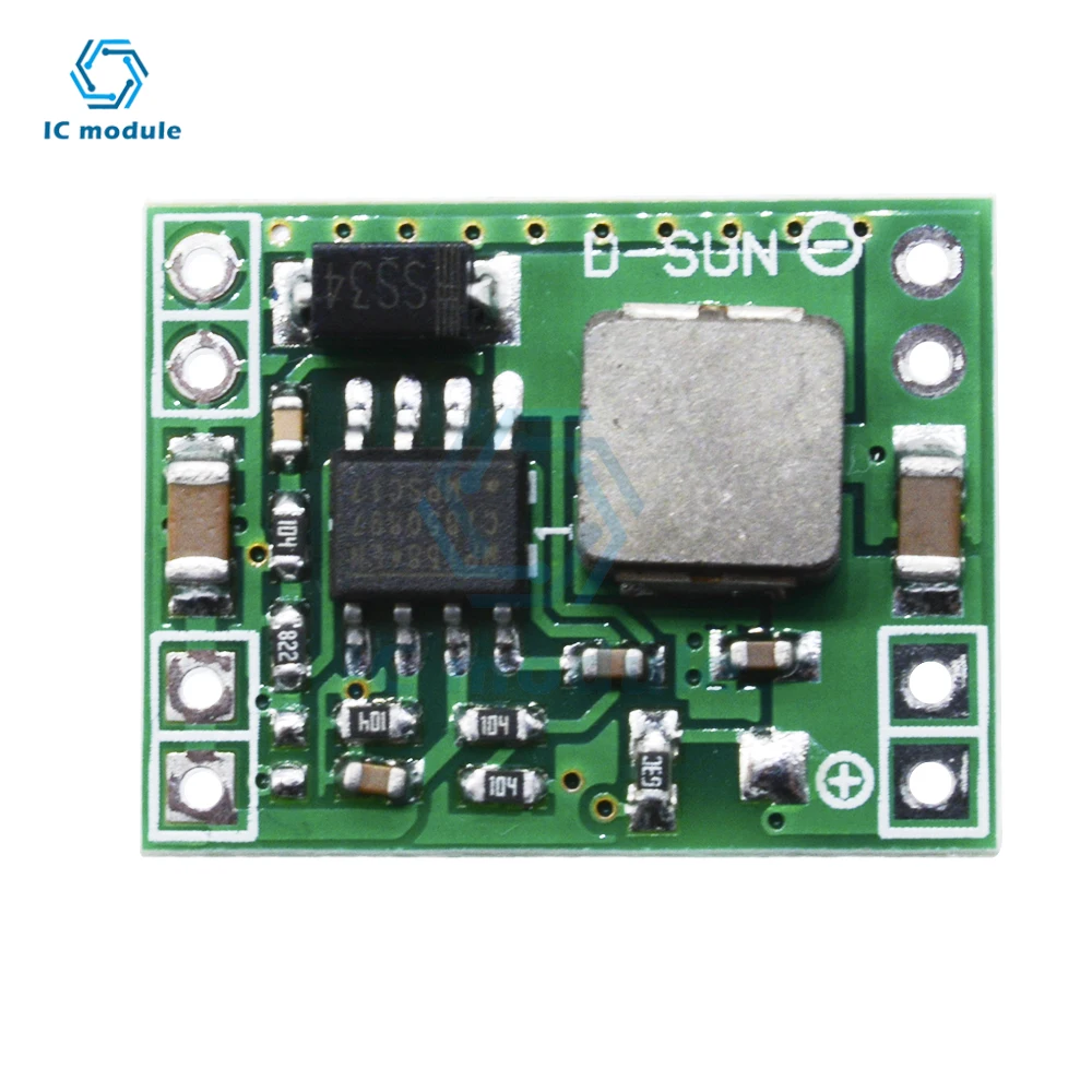 Buck Converter Mini Voltage Regulator Board DC 4.5-28V Step Down to 0.8V~20V 3A Fixed Output Transformer