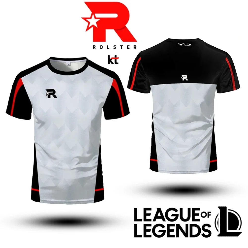 

League of Legends -South Korean E-sports Team KT Rolster 2025 Sweatshirt, Breathing Exercise T-shirt, KT Game Club Training Suit