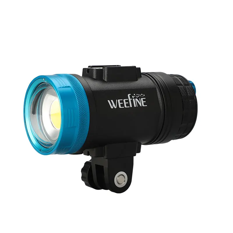 

WEEFINE WF099 Solar Flare 7000S Super Bright Professional Portable dive LED Video Light for scuba diving light