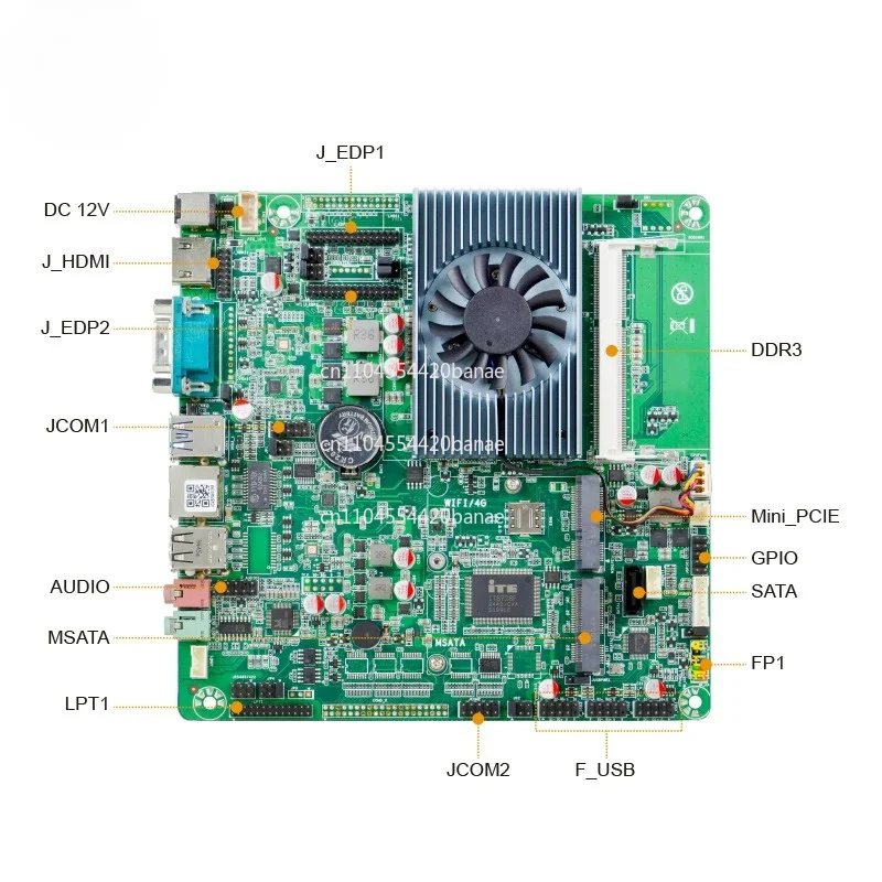 4th generation 5th generation i3/i5/i7 ITX single network port 3 string all-in-one computer industrial computer main board