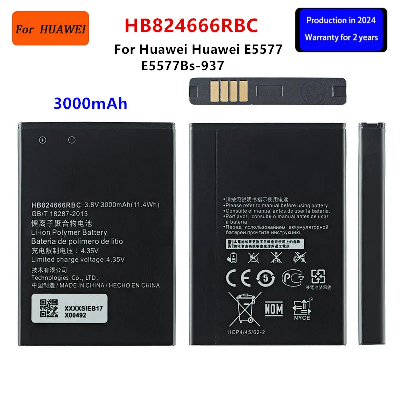 Brand New HB824666RBC Battery 3000mAh For Huawei Huawei E5577 E5577Bs-937 Mobile phone