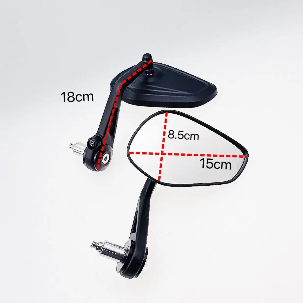 For Rocket 3 Street Triple S 765 765RS 765R Speed Triple 1200RS 1200RR Motorcycle Handlebar Rearview Handle Bar End Mirror