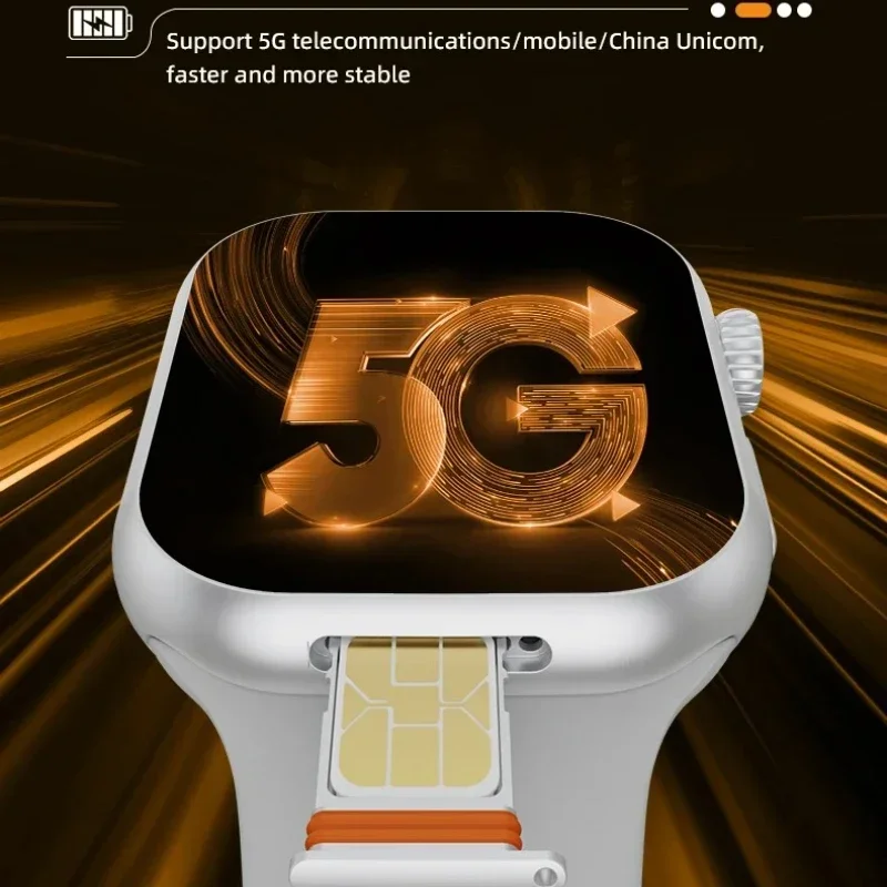 ساعة ذكية CD20: شاشة AMOLED مقاس 2.29 بوصة وبطاقة SIM ومكالمات WiFi ونظام تحديد المواقع العالمي (GPS)، 180 °   كاميرا قابلة للدوران لمكالمات الفيديو