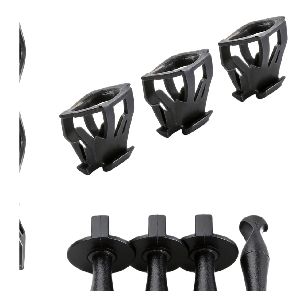 3PCS Engine Compartment Protective Plate Buckle Spiral Spring Gasket  0009982395 For Mercedes S400 S500 S600