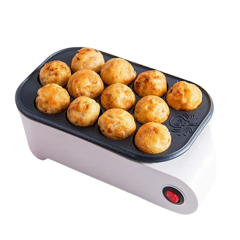 Fabricante De Almôndega De Polvo Elétrico Mini, Máquina De Takoyaki, Assadeira De Bolo De Snapper, Omelete De Ovo Hotdog, Forno De Bolo De Peixe Em Forma De Peixe