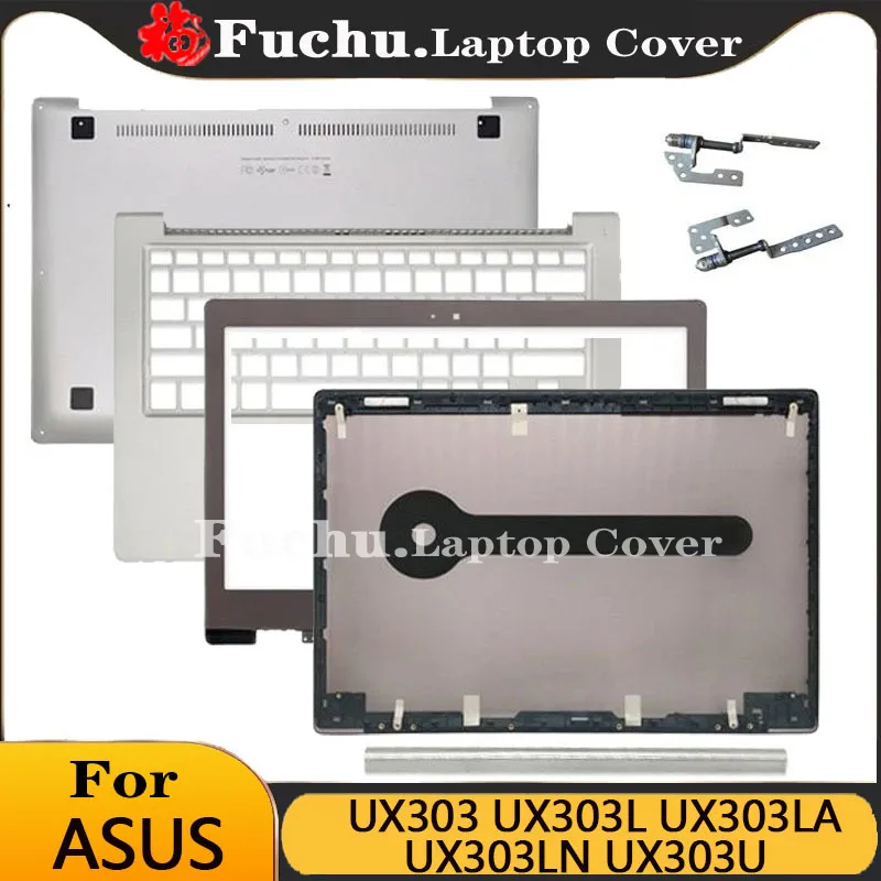 orig laptop lcd tampa traseira moldura frontal dobradicas tampa palmrest caixa inferior sem toque apto para asus ux303 ux303l ux303la ux303ln ux303u ux303u 01