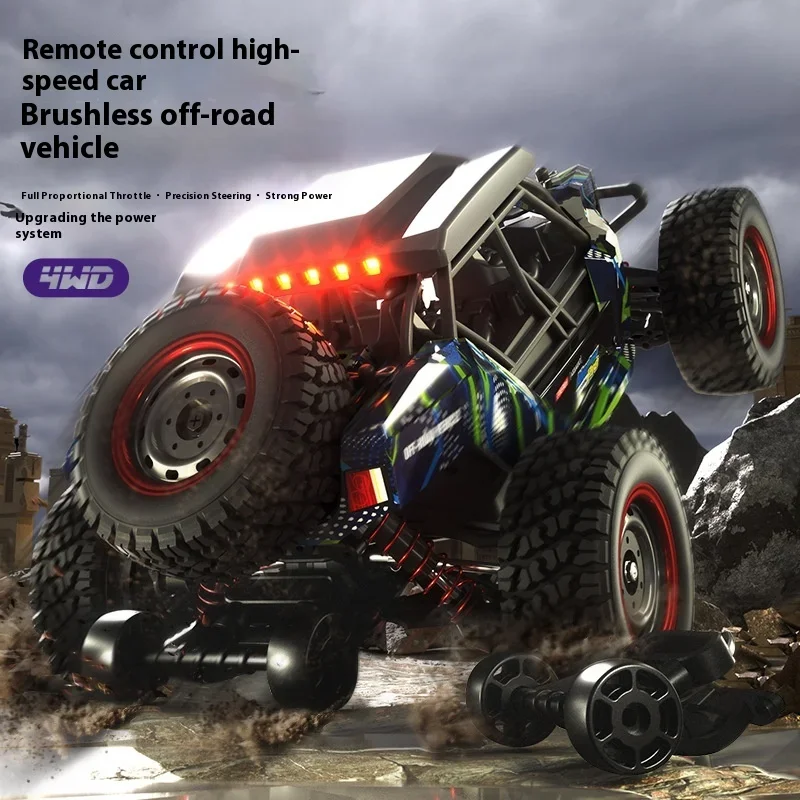 Jjrc Full Proportion High-speed Brushless Rc Remote Control Electric Four-wheel Drive Off-road Metal Rally Racing Toy