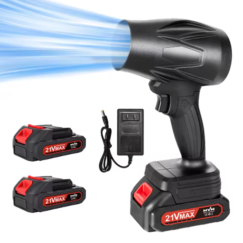 

Мощный турбовентилятор с тягой 550 г для очистки опавших листьев, снега и песка, батарея 18 В