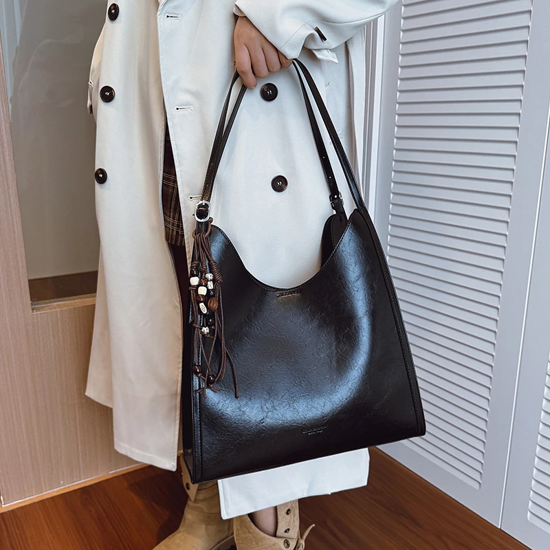 

Женская сумка-тоут из кожи премиум-класса, роскошная сумка, элитная сумка через плечо, элегантная винтажная сумка через плечо