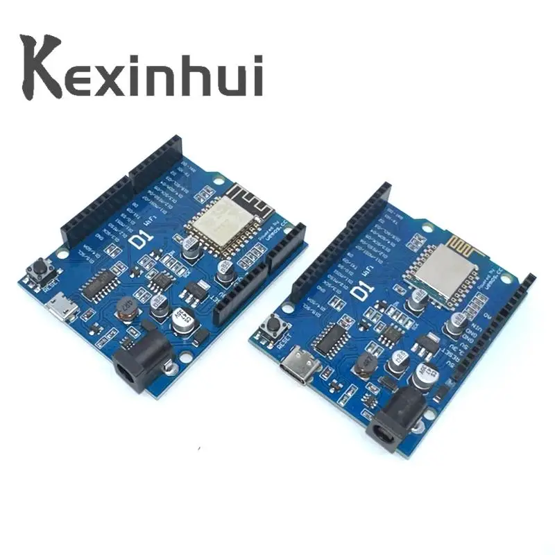الالكترونيات الذكية ESP-12F ESP-12E WeMos D1 WiFi uno القائم على ESP8266 درع لـ Arduino متوافق مع IDE