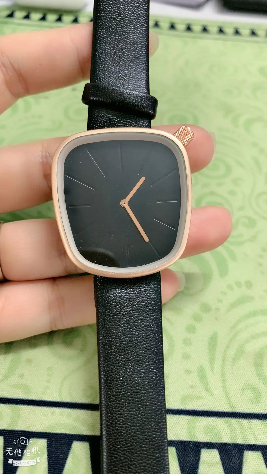 Montre à quartz étanche avec bracelet en cuir pour femme, horloge vintage, cadran irrégulier, luxe, étudiant, dames, décontracté, mode, haute qualité