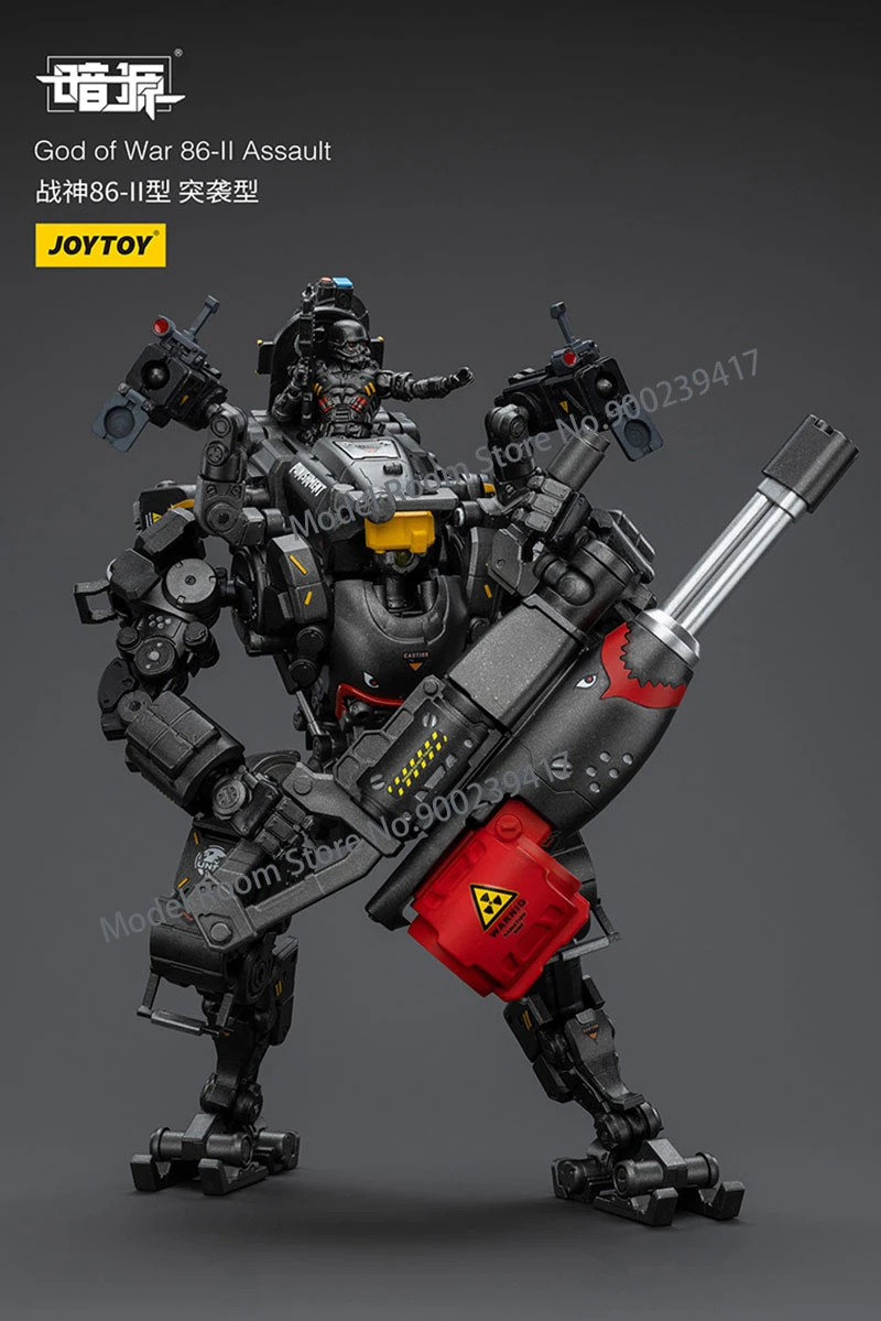 JOYTOY scala 1/25 Mecha NEW God of War 86-II Assault Black Model con Mini Soldier Action Figure per Fans Collection Gift