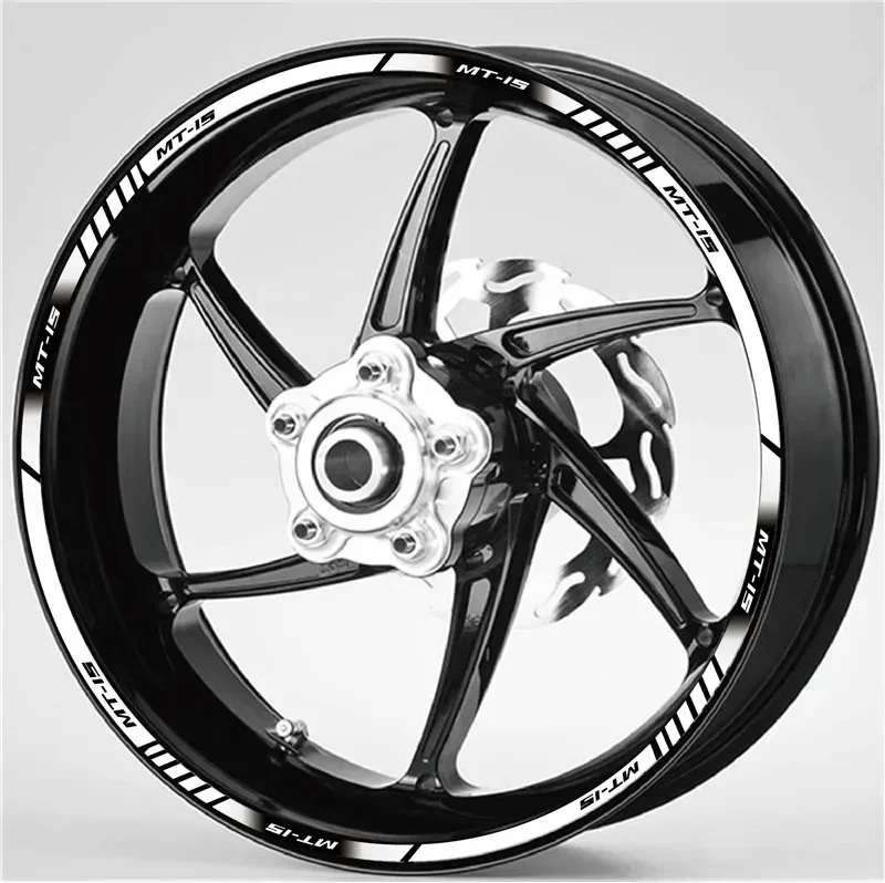 FOR YAMAHA Motorcycle Motor Parts Contour Wheel Decoration Decal Sticker - A YAMAHA MT-15 MT15 MT 15