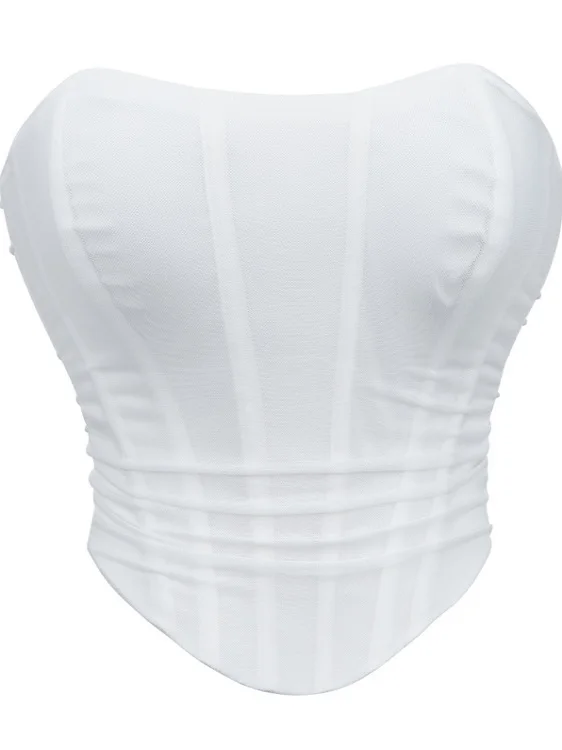 مطاطا تول حمالة التخسيس مثير أعلى الشارع Sle ort طول البوليستر مزيج النسيج لون نقي الصيف Faion الاتجاه #2