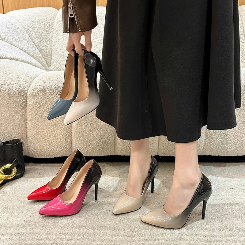 Women Pumps Fashion High Heels Shoes Big Size Pointed Toe Elegant Women Shoes Luxury Comfortable Wedding Shoes Zapatos De Mujer