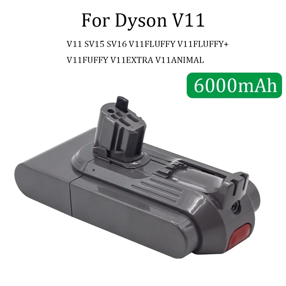 

New for Dyson Battery 25.2V 6000mAh Lithium Click-in Rechargeable Battery Vacuum Cleaners V11 Outsize V11 Absolute Extra SV15 CE