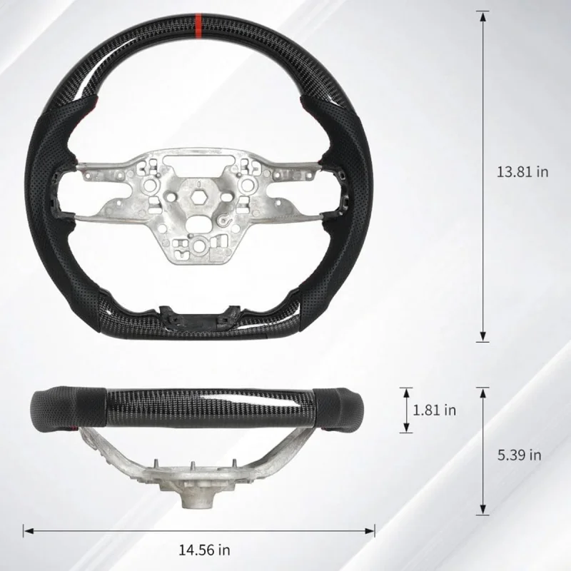 

Best SellingFit 2014 Refit SUV Carbon Fiber Interiors Accessories Car Steering WheelHigh Quality