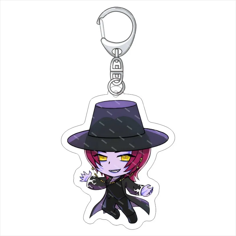 Anime KPop Demon Hunters Figuur Acryl Sleutelhanger Model Rumi Mira Zoey Abby Verjaardag Decoratie Kerst Fans Geschenken Sleutelhanger