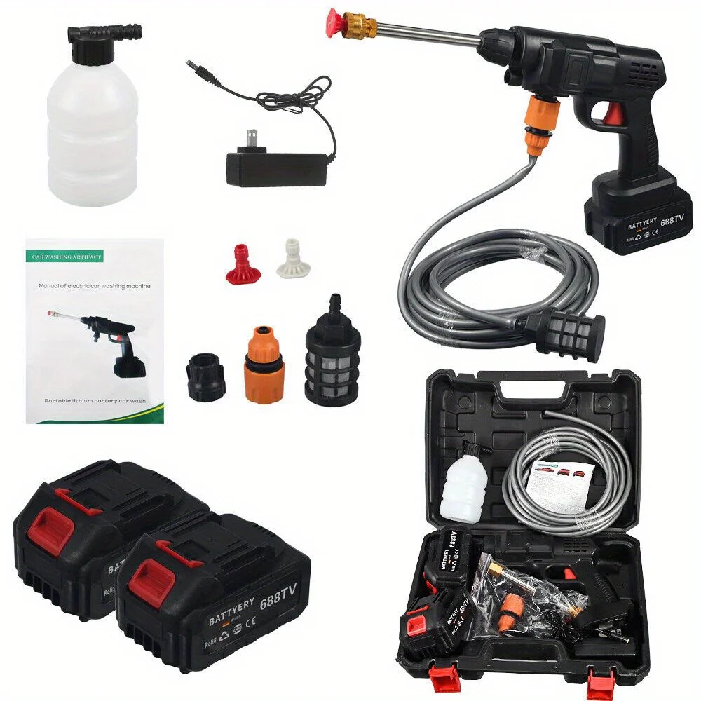 High Pressure Tool Set Easy Convenient 188V/88V For Car Washing Cordless design