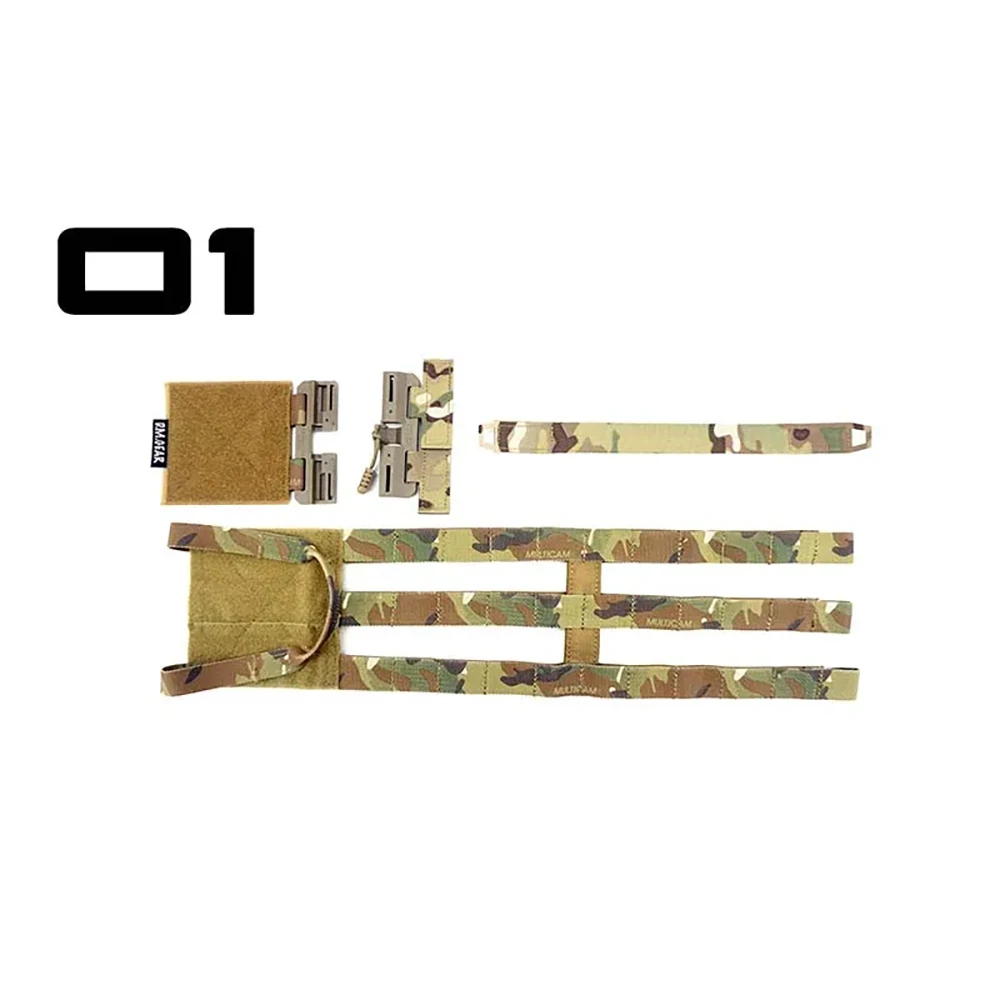 Outdoor Hunting Universal Quick Removal Magnetic Buckle Tactical Vest MOLLE Set Quick Release System Set For JPC CPC 6096 Vest