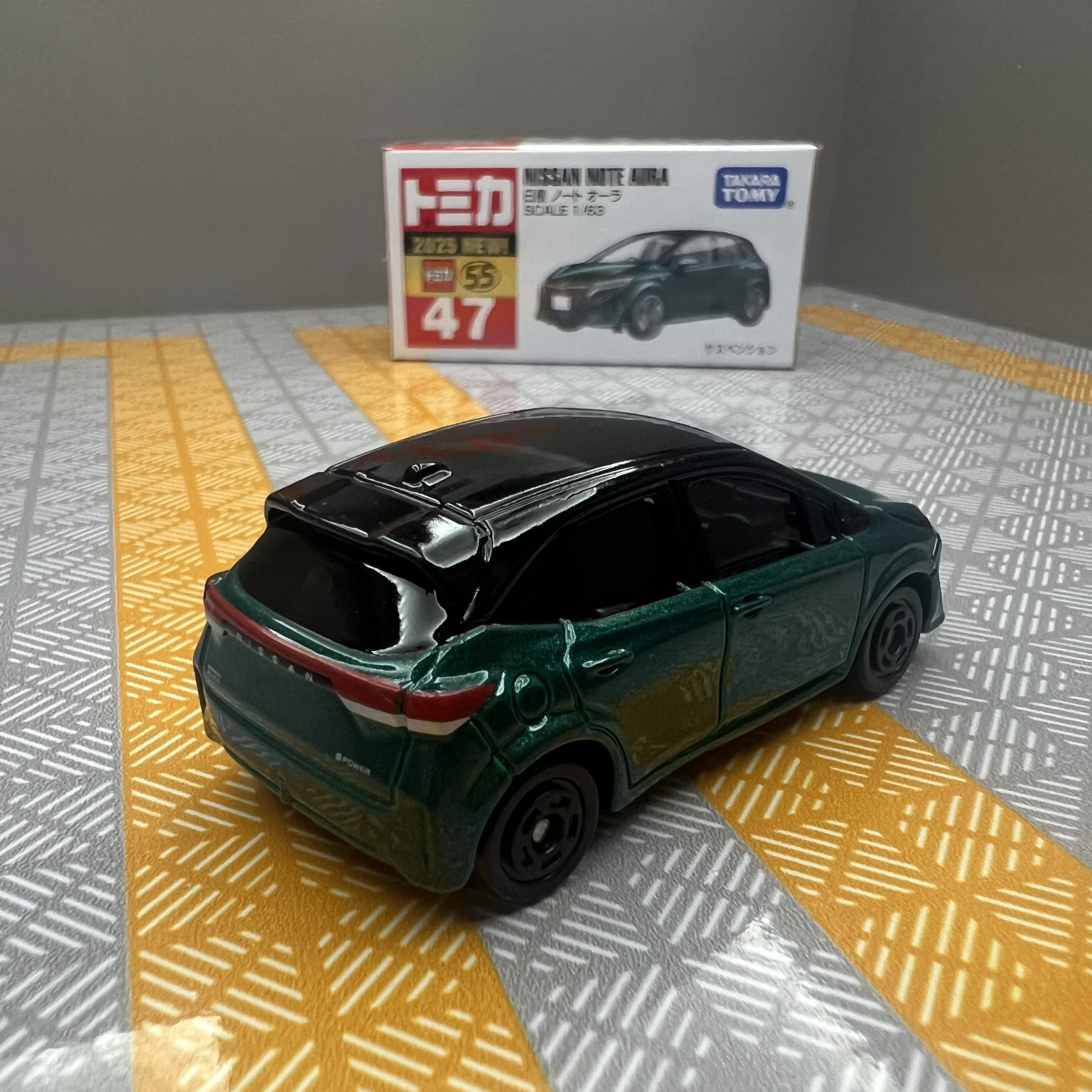 Takara Tomy Tomica n° 47 Nissan Notebook Aura Mini voiture jouet alliage jouets véhicule à moteur moulé sous pression modèle en métal pour les enfants