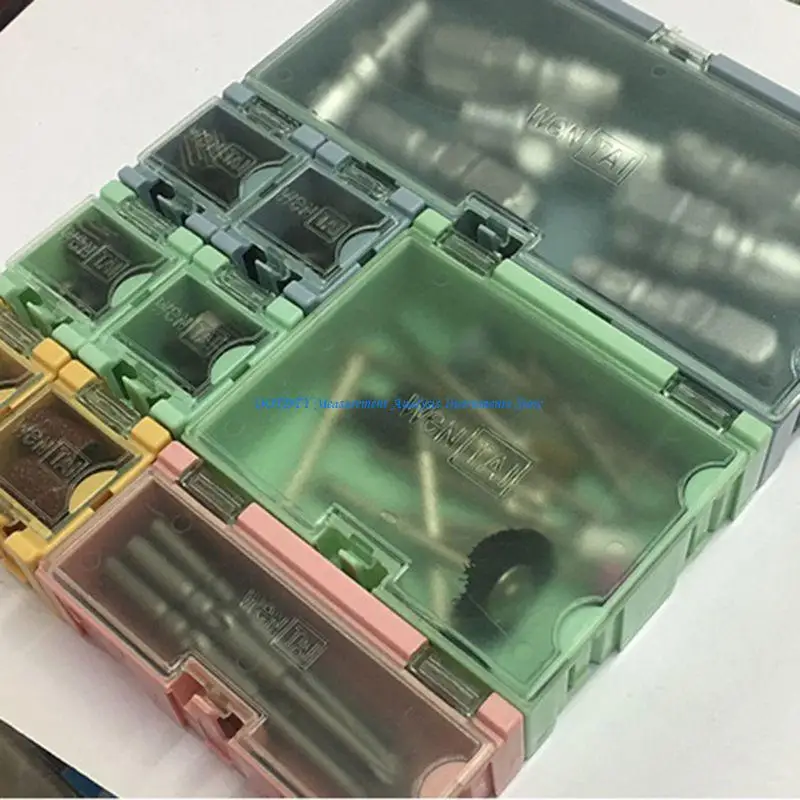 367D 9pcs/set Container SMT IC Electronic Component Mini Storage Box Jewelry for