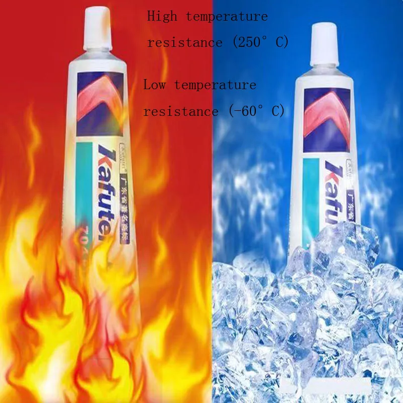 45g كفت K704 سيليكون المطاط الأبيض ارتفاع درجة الحرارة مقاومة تسرب المكونات الإلكترونية الثابتة مقاوم للماء العزل