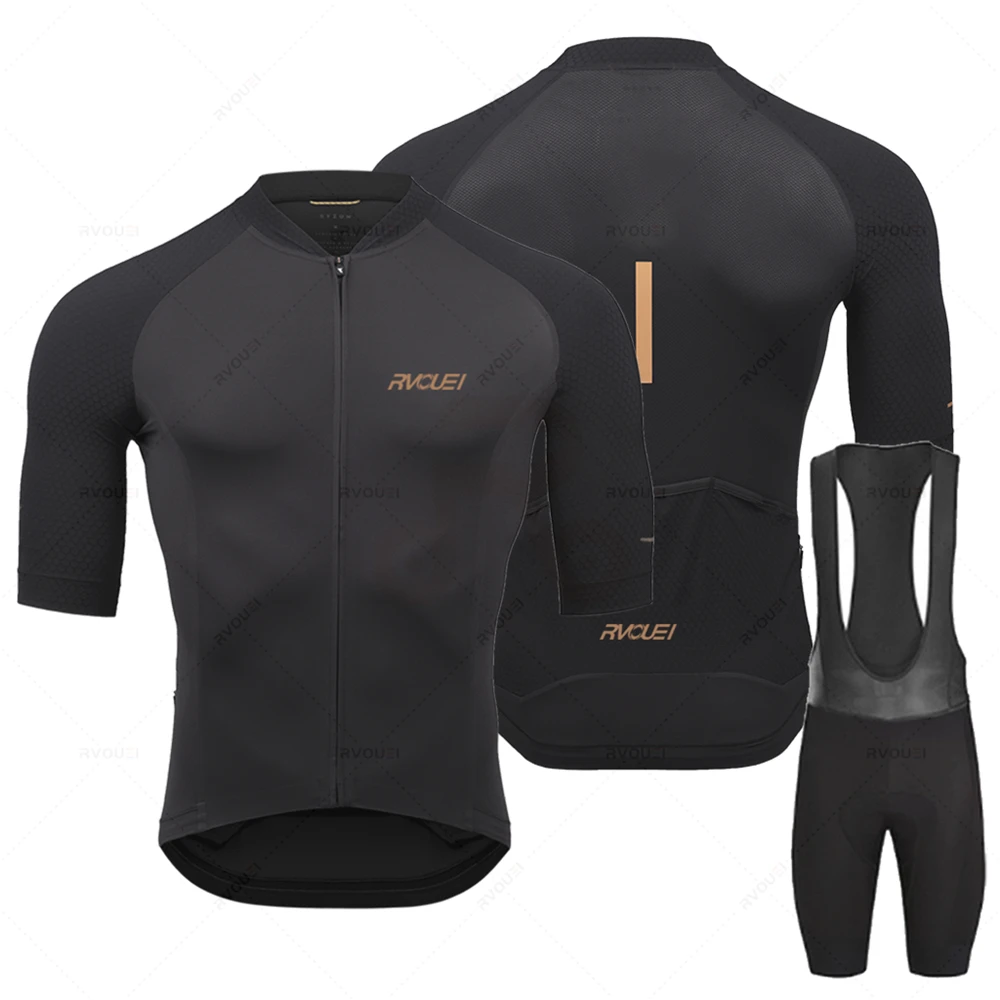 Rvouei Pro Team Fietskleding Mannen Nieuwe Racefiets Slijtage Racing Kleding Ademend Wielertrui Set Ropa Ciclismo Maillot