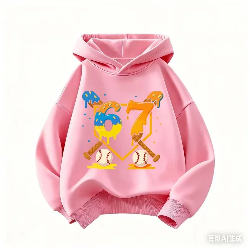 هوديي للأطفال من Viral 67 بشعار إنترنت مضحك، زي مريح وعصري وممتع للأطفال