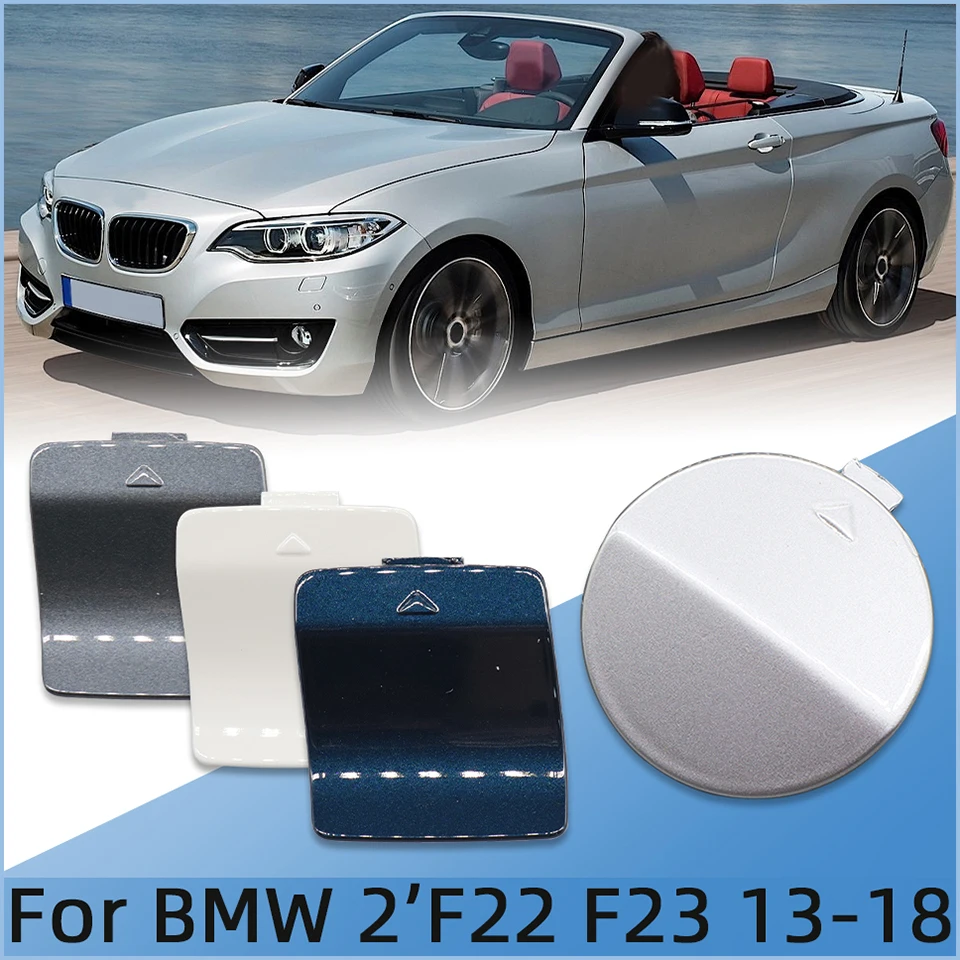 

For BMW 2 Series 218 220 225 228 230 F22 F23 Lci 2013-2019 51117391808 51127391807 Front Rear Bumper Tow Hook Cover Trailer Cap