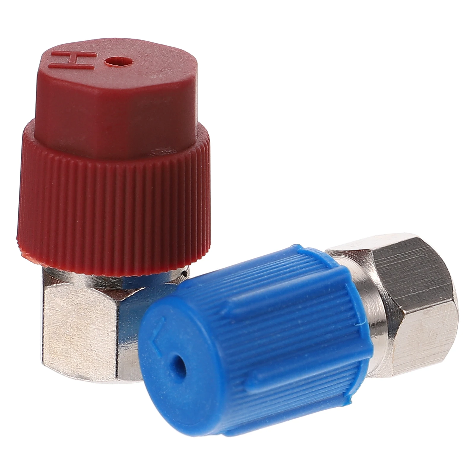 

Quick Connectors Red Blue Car Air Conditioning Adapter High Flow Internal Thread Joint Conversion Nozzle Port Adapters Hose