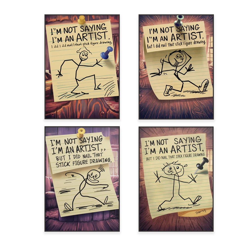 Stick Figure Poster… - image