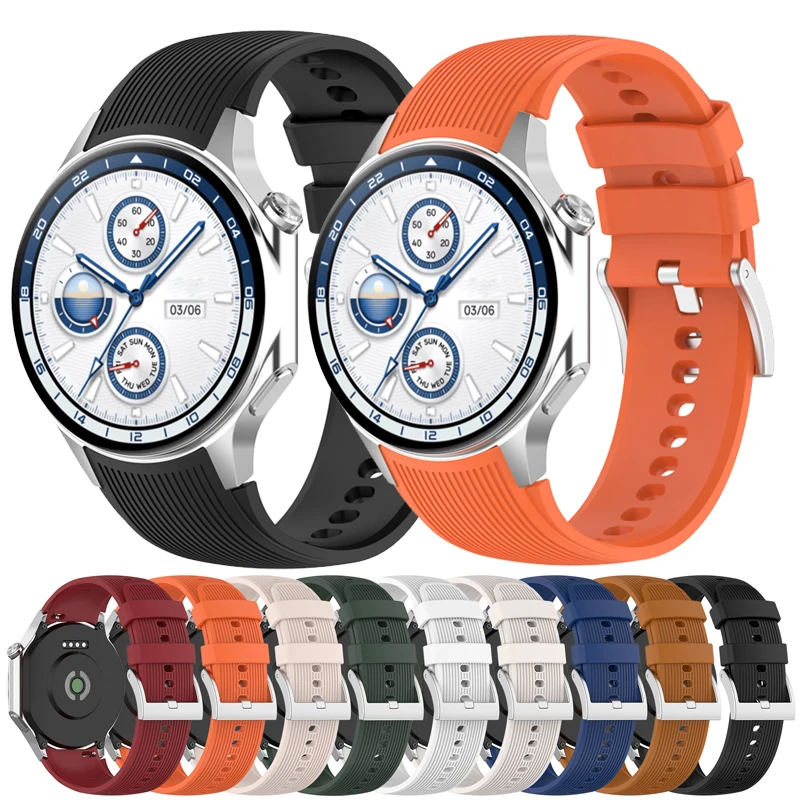 Bracelet en Silicone officiel 1:1 pour montre OnePlus 3 2 2R, Bracelet de remplacement pour montre Oppo X X2, sans espaces Bracelet en Silicone officiel 1:1 pour montre OnePlus 3 2 2R, Bracelet de remplacement pour montre Oppo X X2, sans espaces