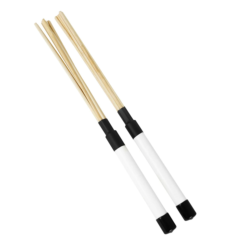 

1Pair Percussion Instrument Drum Brush Wooden Handle Durable Drumsticks Suitable for Beginners Professionals