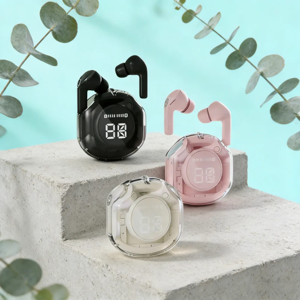 NEUE TWS Kabellose Kopfhörer Bluetooth 5.3 Sport-Gaming-Headsets Geräuschunterdrückende Ohrhörer mit Bass für Smartphones