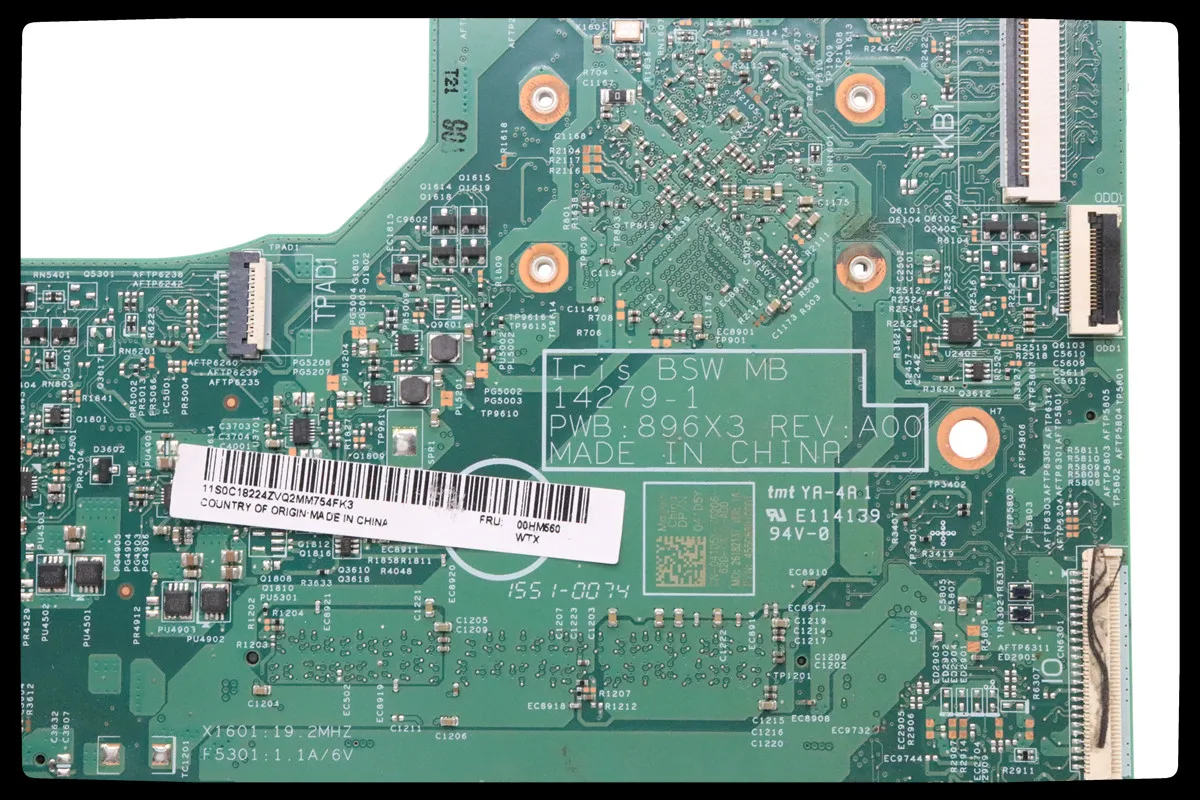 DELL-INSPIRON 3452 3552 노트북 motherboardCN-0PW4MN PW4MN 메인 보드 Iris BSW MB 14279-1 PWB:896X3 N3050/N3060 노트북 PC